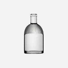 Triest bottle 700ml, white, mouth: Cork