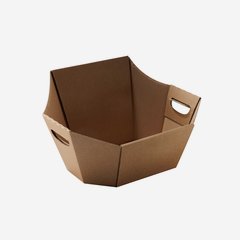 Cardboard gift basket, L270 x W160 x H205mm