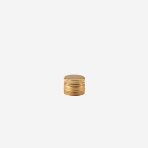 Aluminium screw cap deep ø31,5 x H24mm, gold