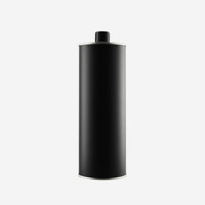 Oil tin 1000ml, black-matt